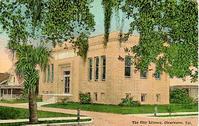 Postcard of Carnegie Library from 1918
