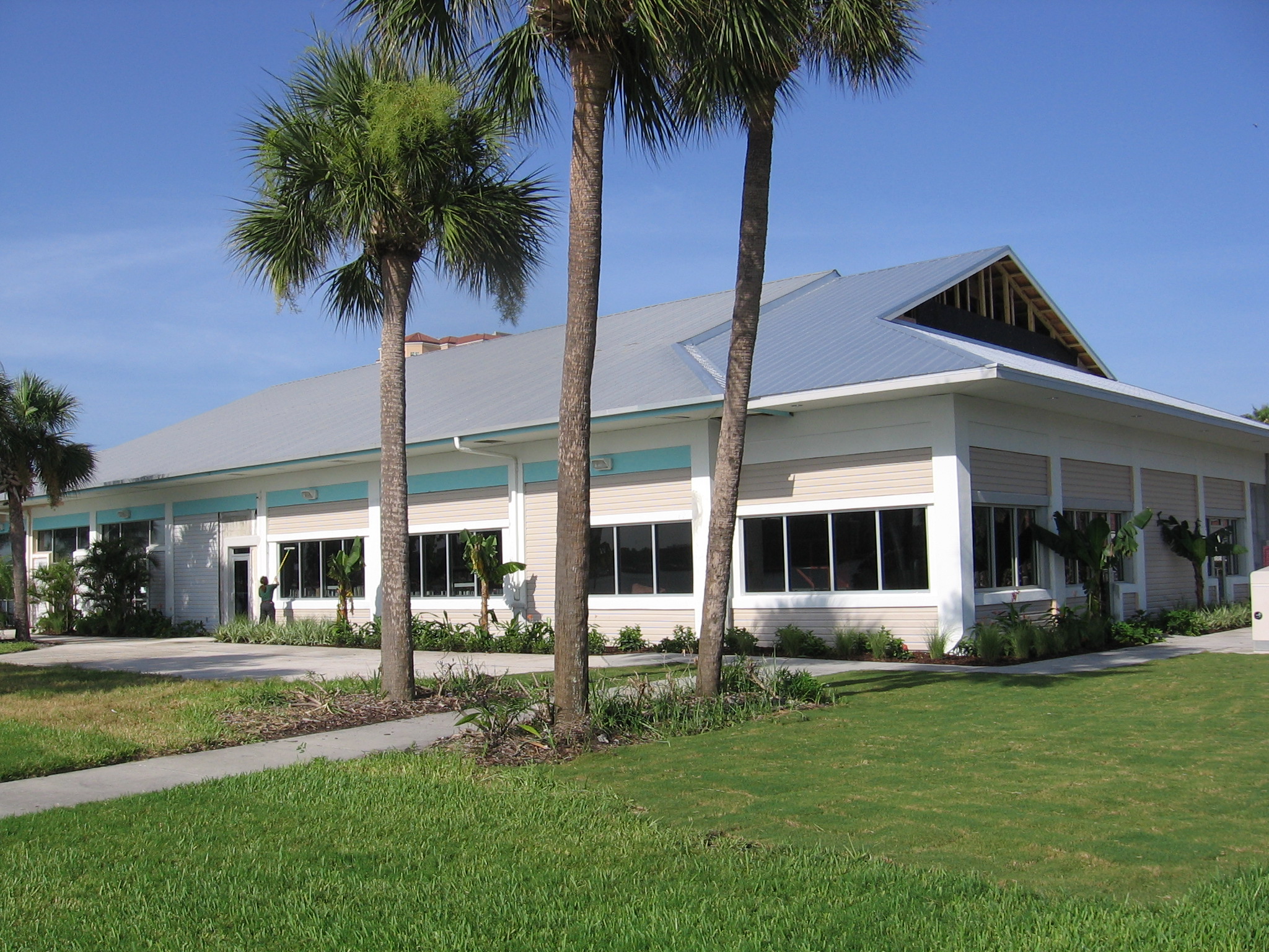 Exterior shot of Beach Library