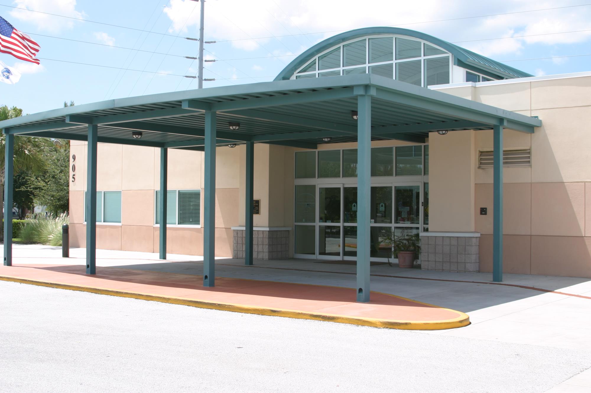 Exterior shot of North Greenwood Library