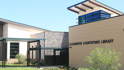 Exterior shot of Countryside Library