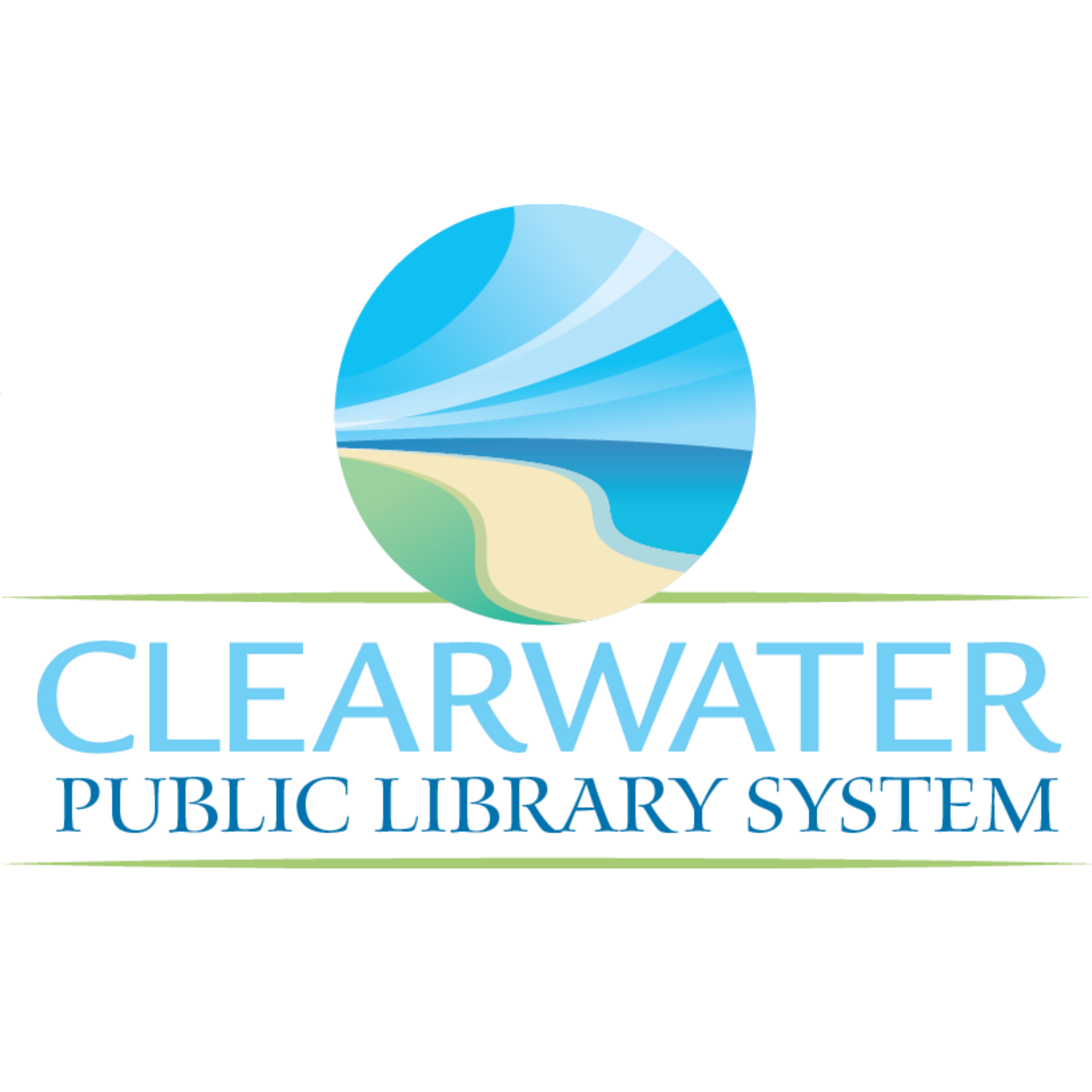 Clearwater Library Logo (Transparent Vertical)