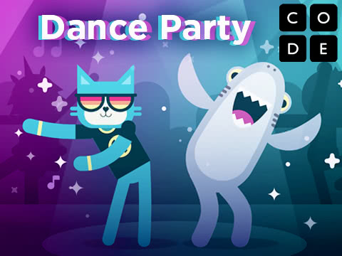Hour of Code Dance Party Characters