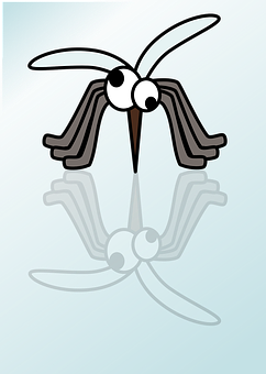 Picture of a cartoon mosquito