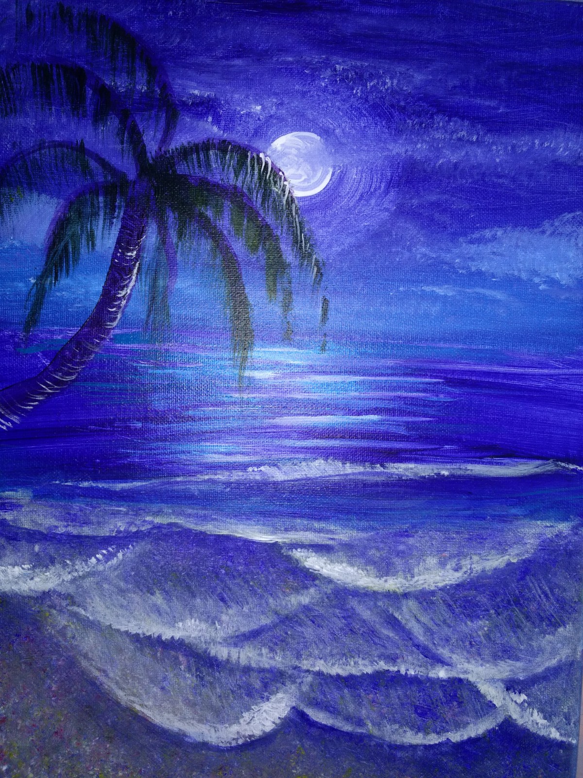 Moonlight watercolor class
