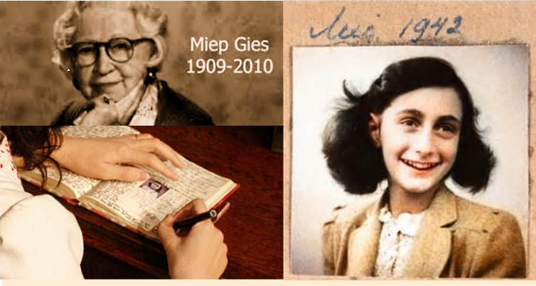 Miep Gies and Anne Frank