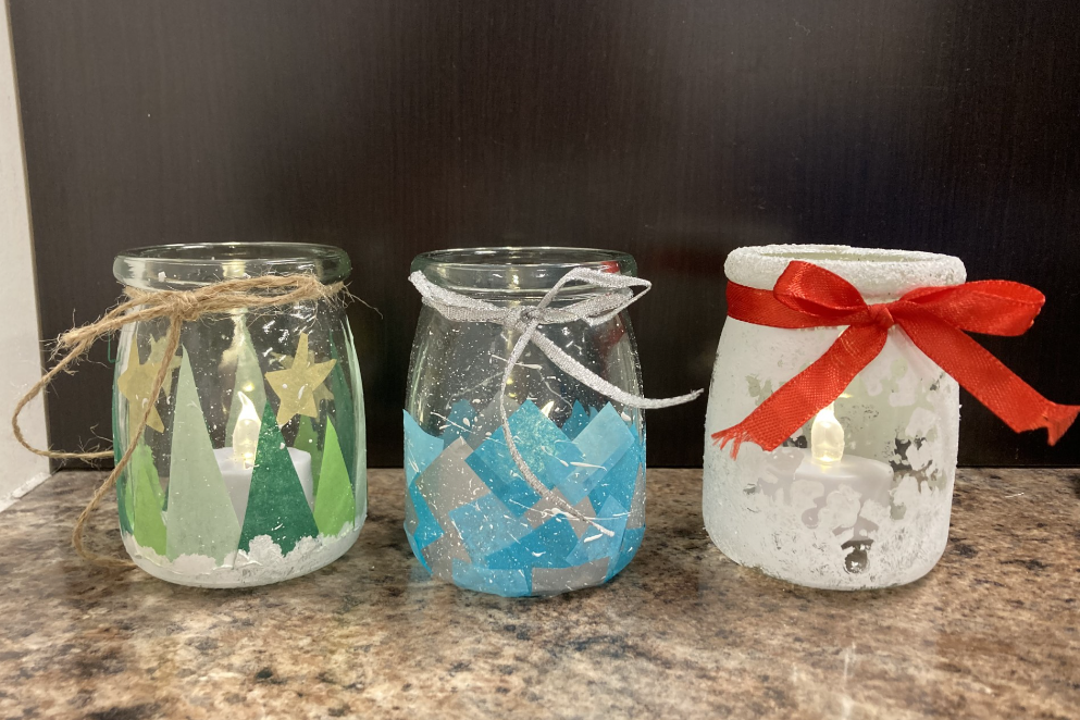 Upcycled Holiday Candle Craft