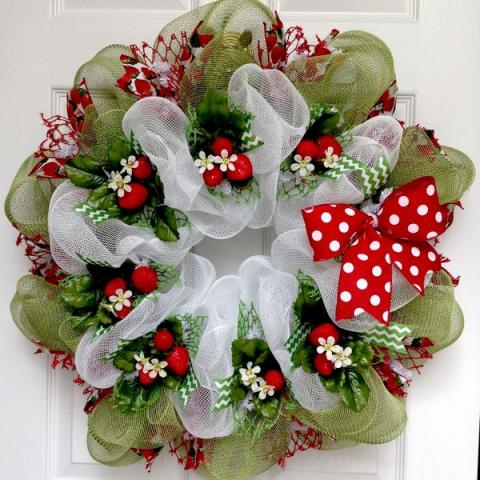 ribbon wreath