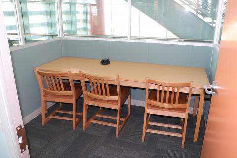 Photograph of Clearwater Main Library's Study Room A on the third floor.