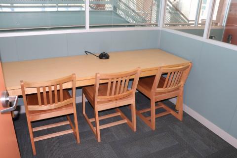 Photograph of Clearwater Main Library's Study Room B on the third floor.