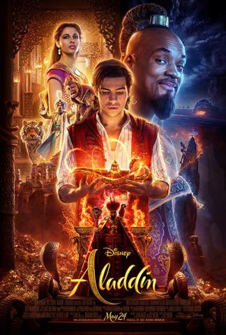 Movie poster for Aladdin