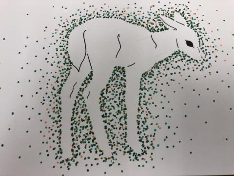 Animal Pointillism Sample