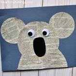 Koala Newspaper Craft