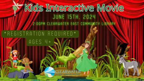 Fairy Tale Creatures in a Swamp, Kids Interactive Moive June 15th 2pm 