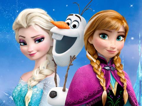 Elsa, Anna, & Olaf
