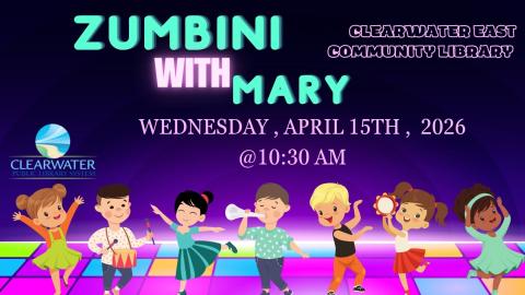 Zumbini with Mary, April 15th, 2026. 10:30 am Kids Dancing