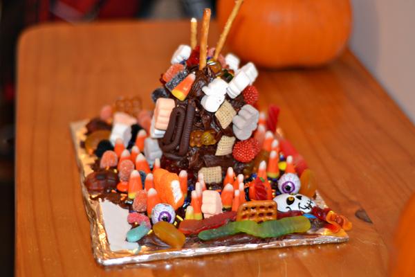 Halloween Gingerbread House