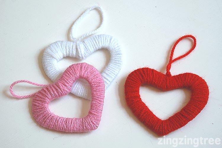 Wool Heart Wreath