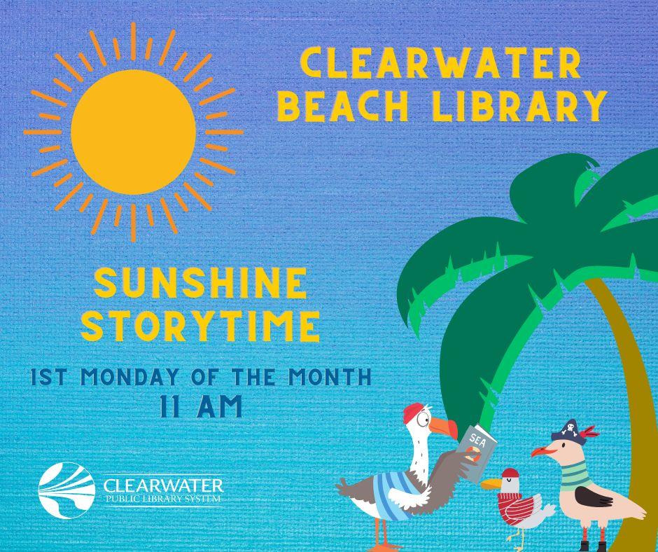 Sunshine Storytime 1st Monday of the Month 11am