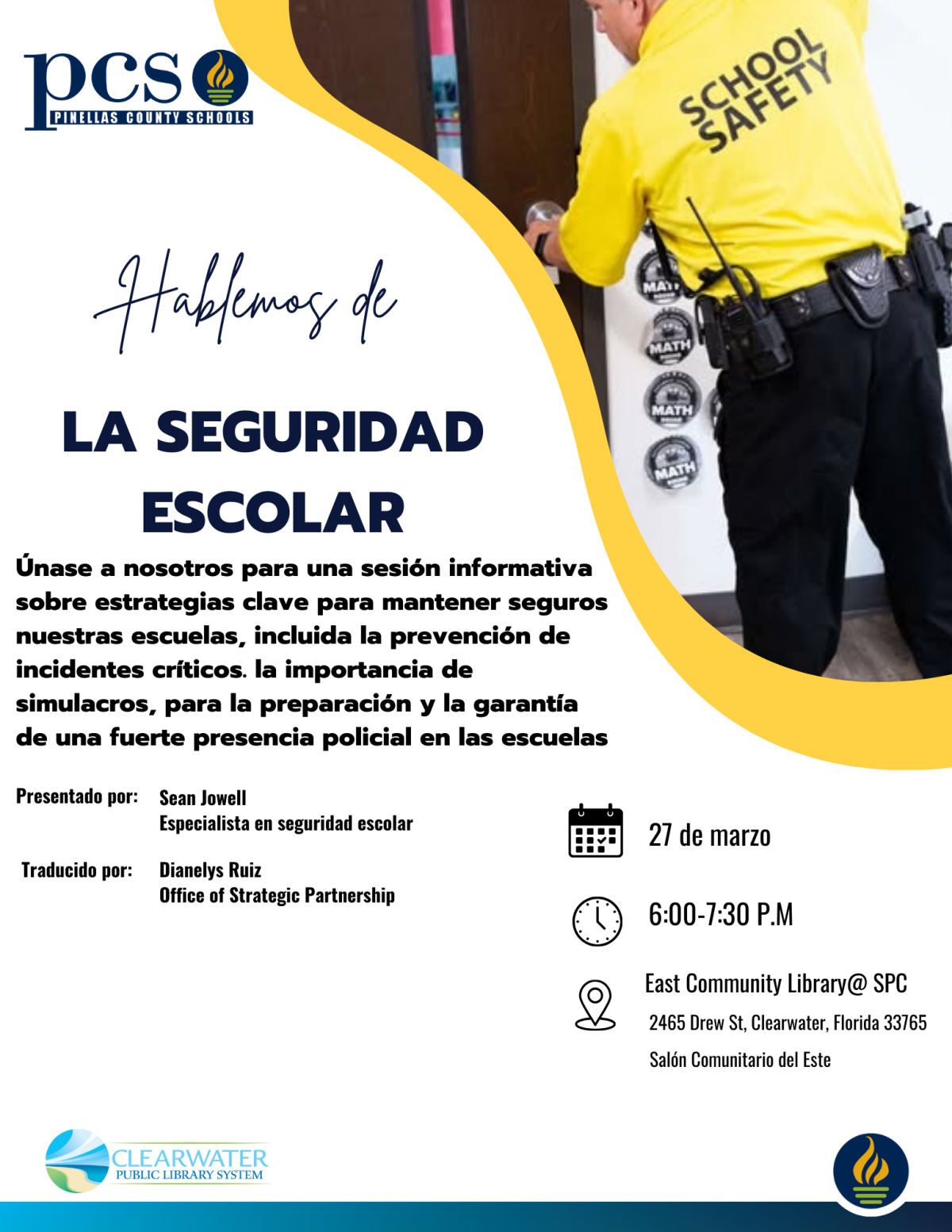 La Seguridad Escolar Workshop