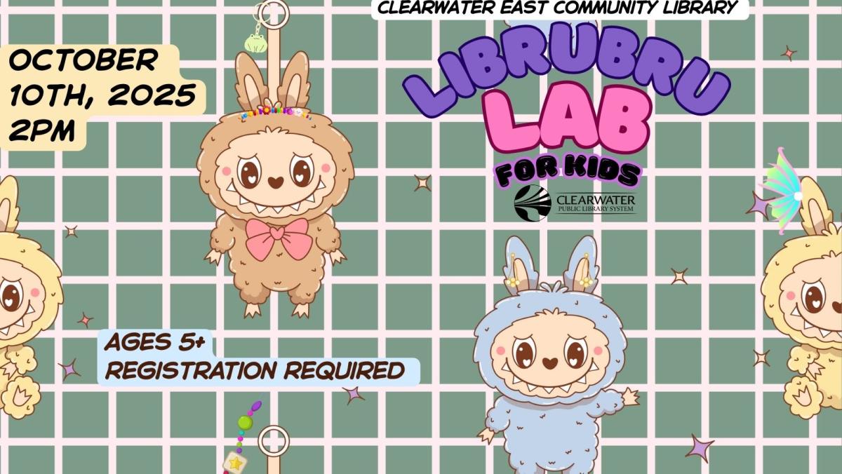 Librubru Lab For Kids, October 10th, 2025, 2pm, Ages 5+ Registration Required 