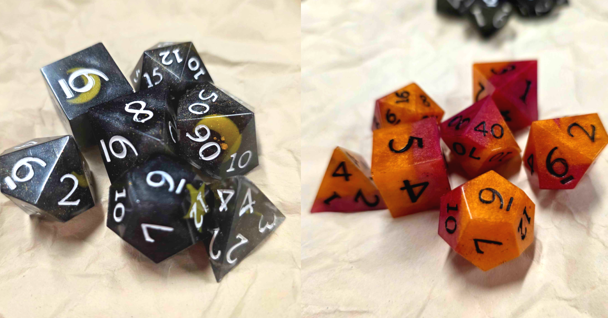Finished dice craft